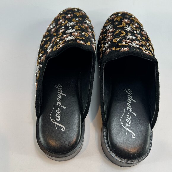 Free People Cosmic Beaded Loafer Mules - Picture 4 of 11